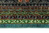 10x13 Green and Gray Turkish Tribal Rug