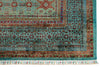 8x10 Light Green and Turquoise Turkish Tribal Rug