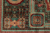 7x10 Rust and Multicolor Turkish Tribal Rug