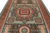 7x10 Rust and Multicolor Turkish Tribal Rug