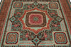 7x10 Rust and Multicolor Turkish Tribal Rug