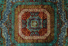 7x10 Green and Blue Turkish Tribal Rug