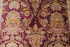 5x7 Purple and Ivory Turkish Silk Rug