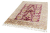5x7 Purple and Ivory Turkish Silk Rug
