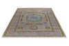 6x8 Brown and Light Camel Turkish Tribal Rug