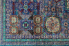 6x8 Purple and Turquoıse Turkish Tribal Rug