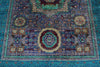 6x8 Purple and Turquoıse Turkish Tribal Rug