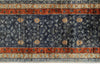 6x8 Light Camel and Navy Turkish Tribal Rug