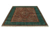 6x8 Light Brown and Turquoıse Turkish Tribal Rug