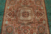 6x8 Light Brown and Turquoıse Turkish Tribal Rug