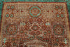 6x8 Light Brown and Turquoıse Turkish Tribal Rug