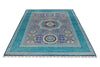 6x8 Purple and Turquoıse Turkish Tribal Rug