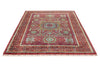 6x8 Multicolor and Red Turkish Tribal Rug