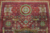 6x8 Multicolor and Red Turkish Tribal Rug