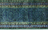 6x8 Multicolor and Blue Turkish Tribal Rug