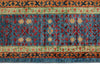 6x8 Multicolor and Blue Turkish Tribal Rug