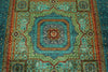 6x8 Turquoıse and Blue Turkish Tribal Rug