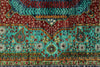 6x8 Turquoıse and Gray Turkish Tribal Rug