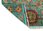 3x10 Turquoıse and Multicolor Turkish Tribal Runner