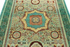 5x7 Turquoıse and Multicolor Turkish Tribal Rug