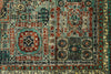 5x7 Multicolor and Green Turkish Tribal Rug