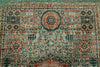 5x7 Multicolor and Green Turkish Tribal Rug