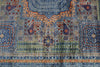 7x10 Multicolor and Gray Turkish Tribal Rug