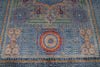 7x10 Multicolor and Gray Turkish Tribal Rug