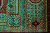 7x10 Turquoıse and Red Turkish Tribal Rug