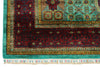 7x10 Turquoıse and Red Turkish Tribal Rug