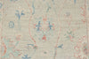 3x10 Gray and Ivory Turkish Oushak Runner