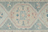 3x10 Gray and Ivory Turkish Oushak Runner