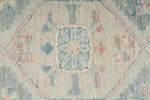 3x10 Gray and Ivory Turkish Oushak Runner