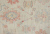 3x10 Blue and Ivory Turkish Oushak Runner