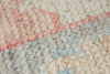 3x10 Blue and Ivory Turkish Oushak Runner