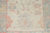 3x10 Blue and Ivory Turkish Oushak Runner