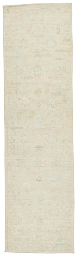 3x10 Ivory Turkish Oushak Runner