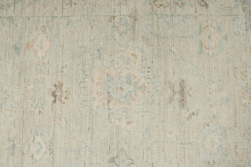 3x10 Ivory Turkish Oushak Runner