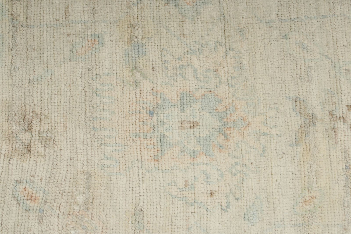 3x10 Ivory Turkish Oushak Runner