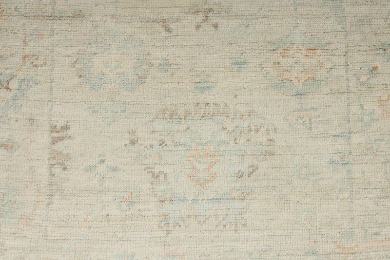 3x10 Ivory Turkish Oushak Runner