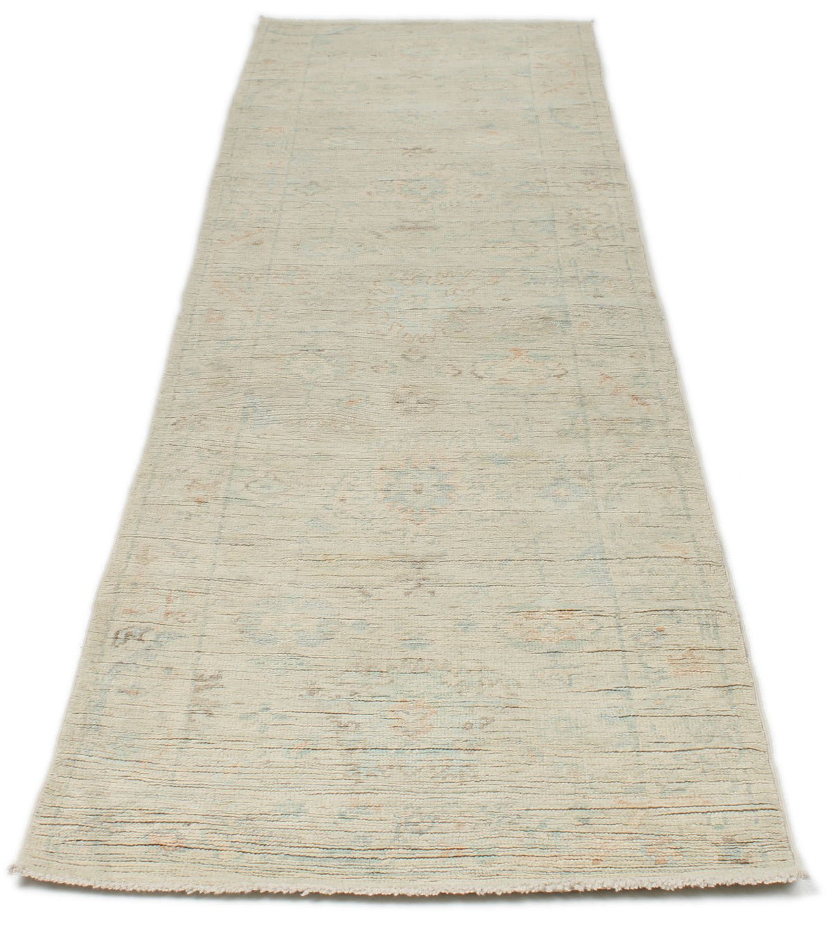 3x10 Ivory Turkish Oushak Runner