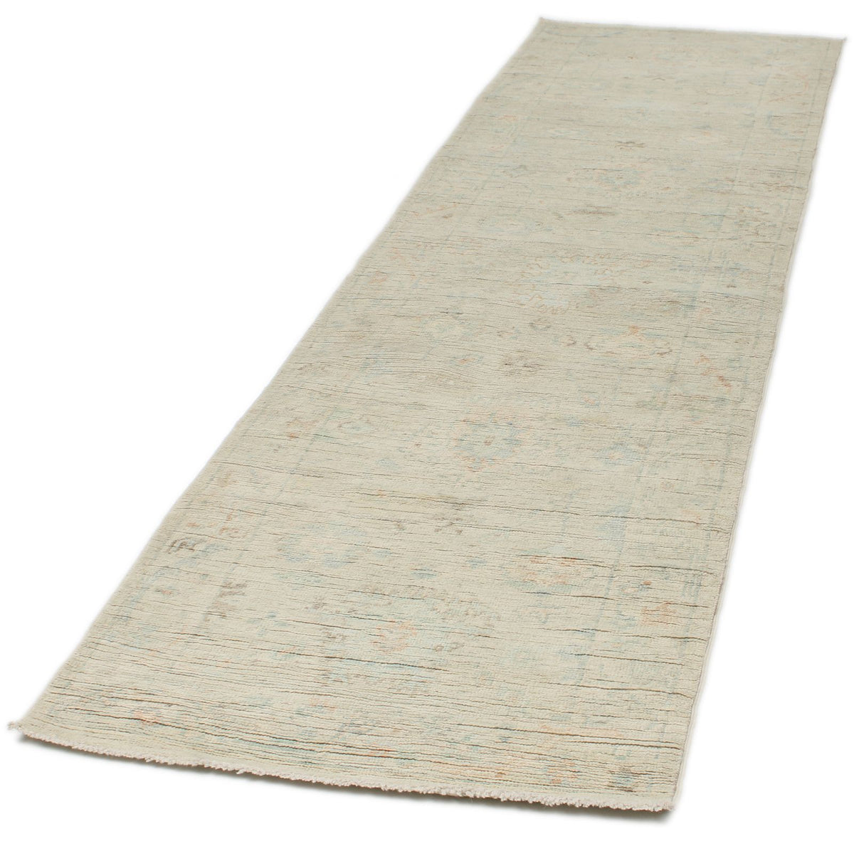 3x10 Ivory Turkish Oushak Runner