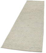 3x10 Ivory Turkish Oushak Runner