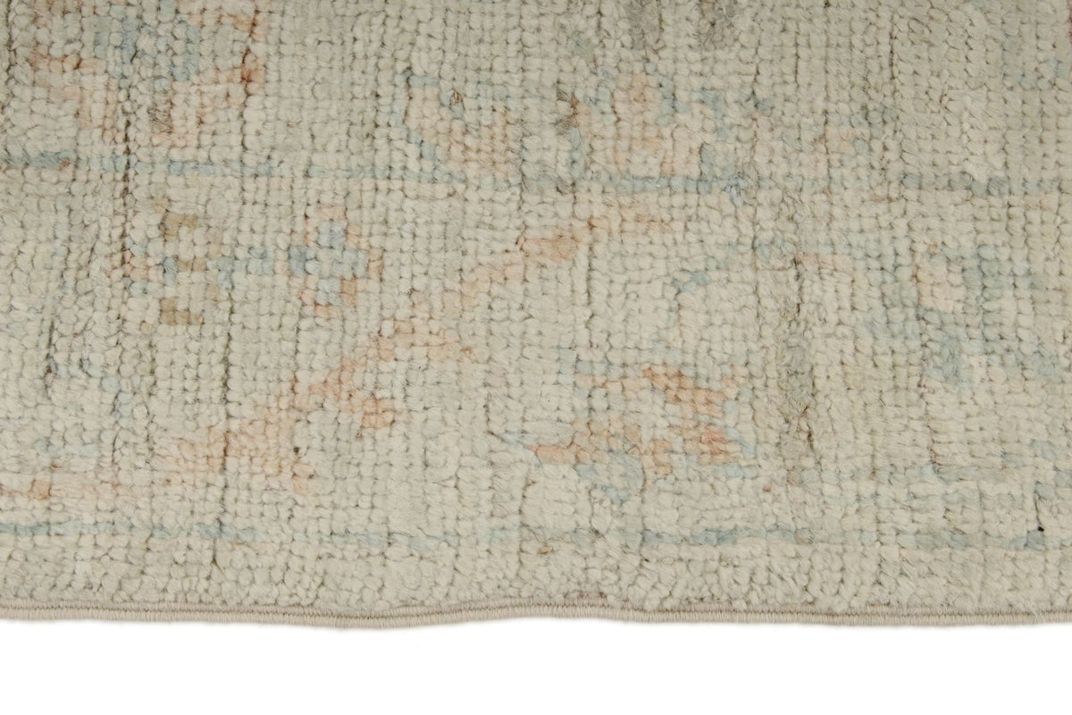 3x10 Ivory Turkish Oushak Runner