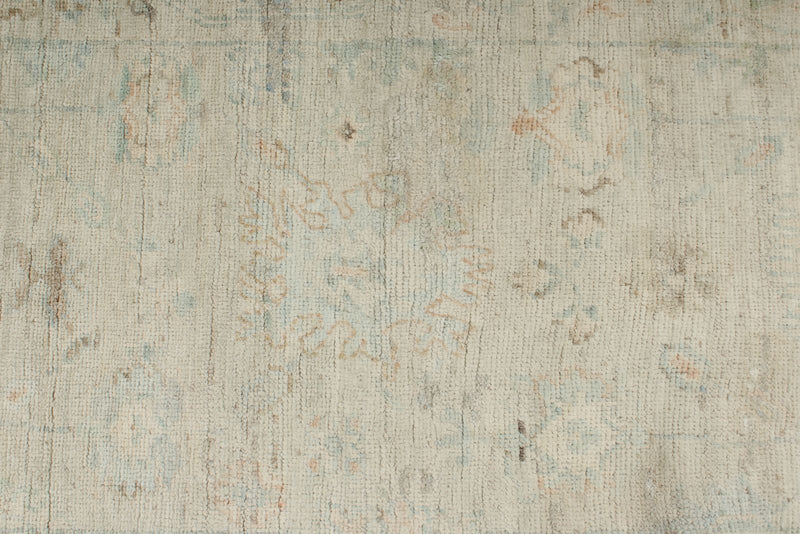 3x10 Ivory Turkish Oushak Runner