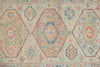 3x10 Beige and Multicolor Turkish Oushak Runner
