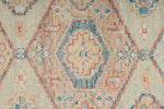 3x10 Beige and Multicolor Turkish Oushak Runner
