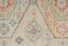 3x10 Beige and Multicolor Turkish Oushak Runner