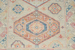 3x10 Beige and Multicolor Turkish Oushak Runner