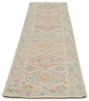 3x10 Beige and Multicolor Turkish Oushak Runner